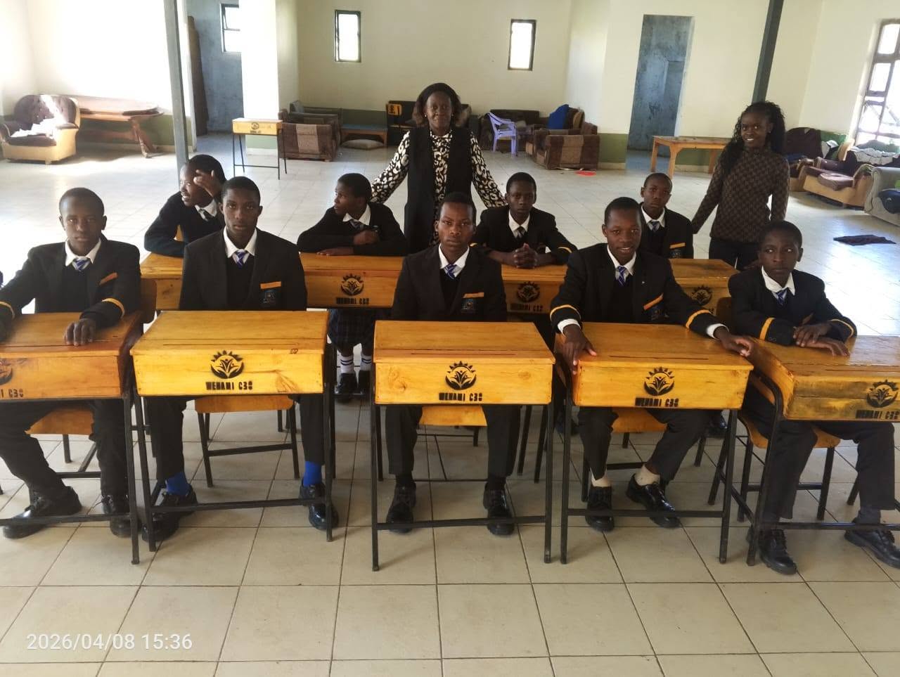 New classroom desks