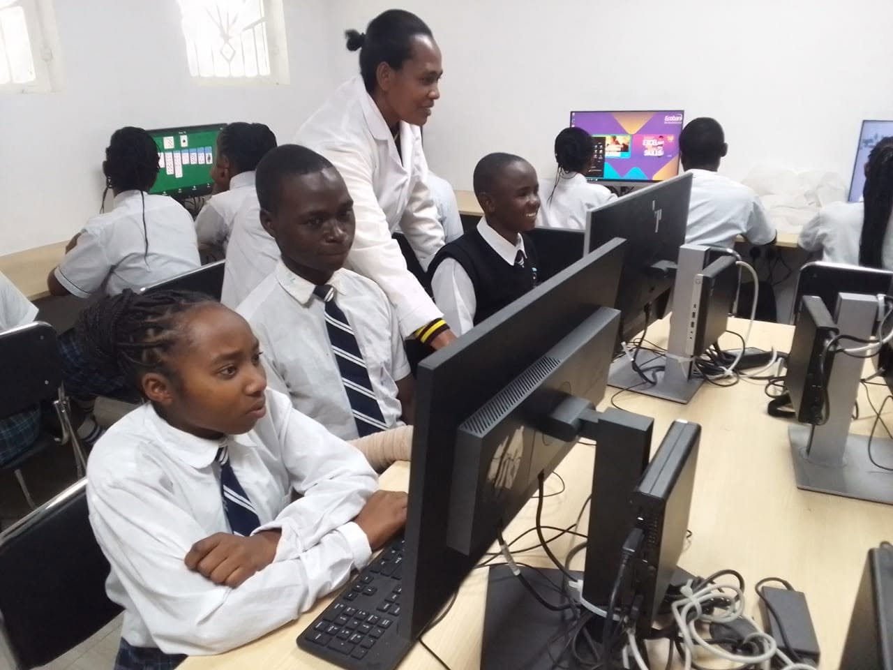 ICT skills day with Ecobank