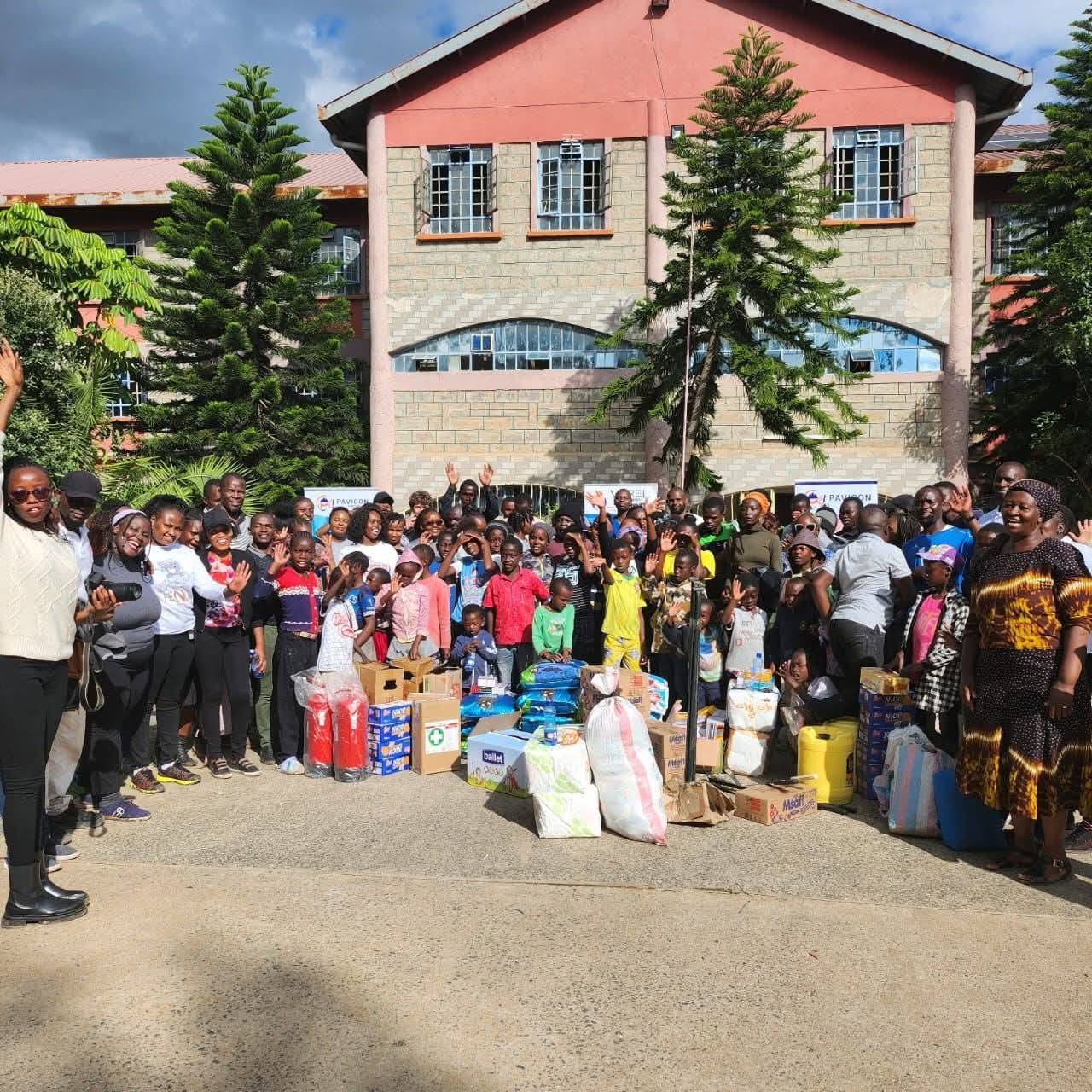 A donation day with partner PAVICON