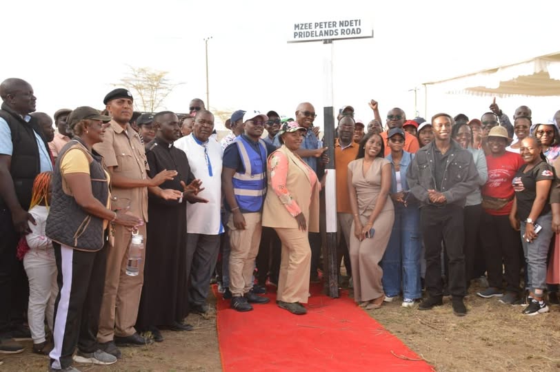 Community road naming ceremony at Pridelands