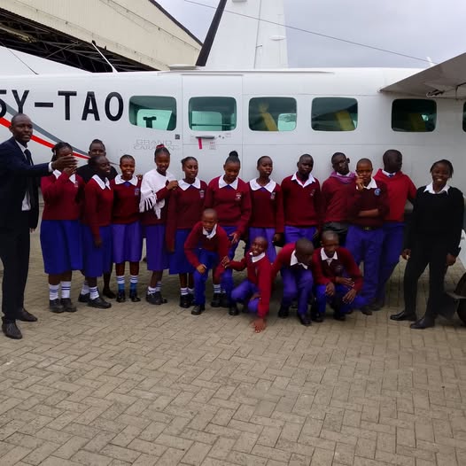 Students on an excursion