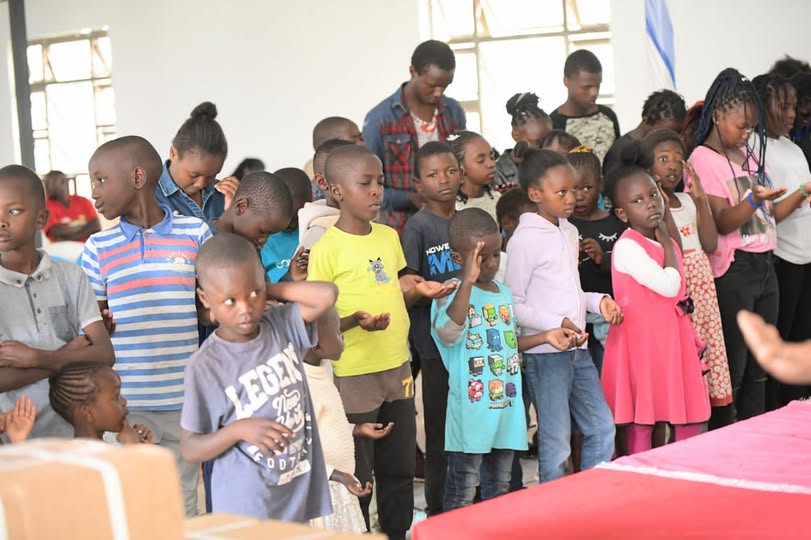 Worship assembly with the children